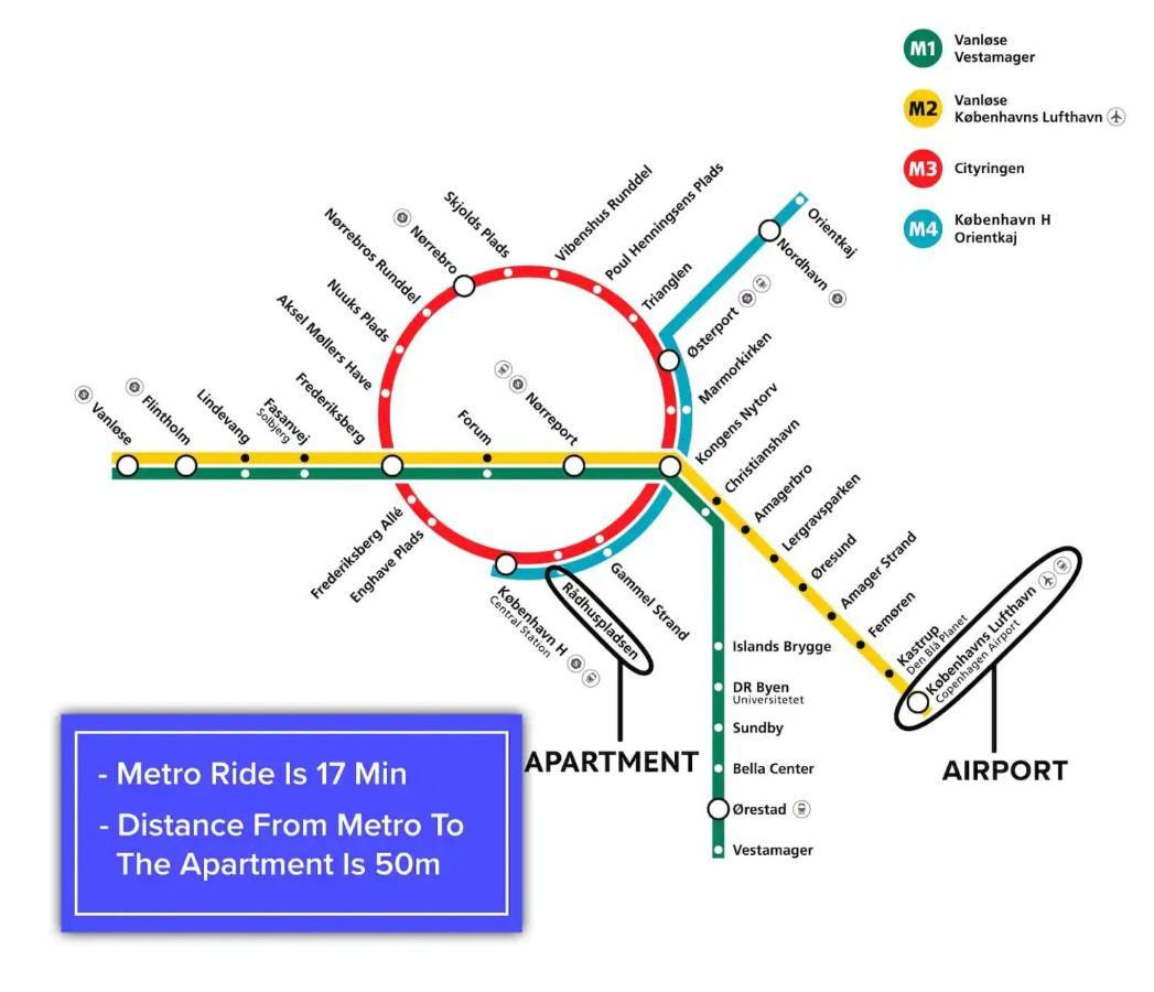 Large Apartment With 4 Bedrooms In København Ngoại thất bức ảnh